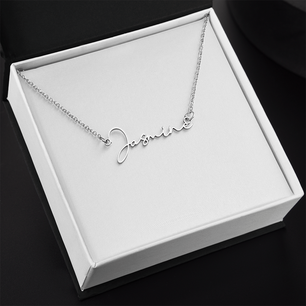 Signature Name Necklace – Dan Phillips