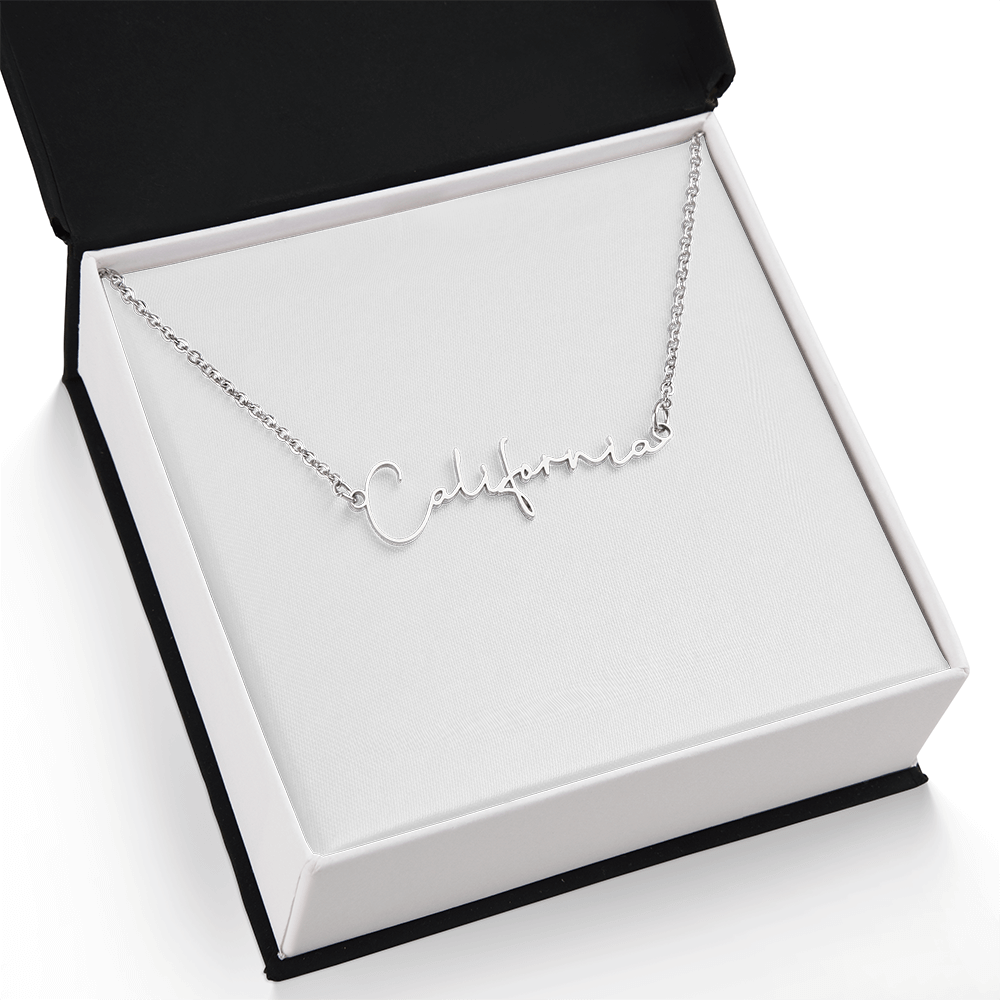 Signature Name Necklace – Dan Phillips