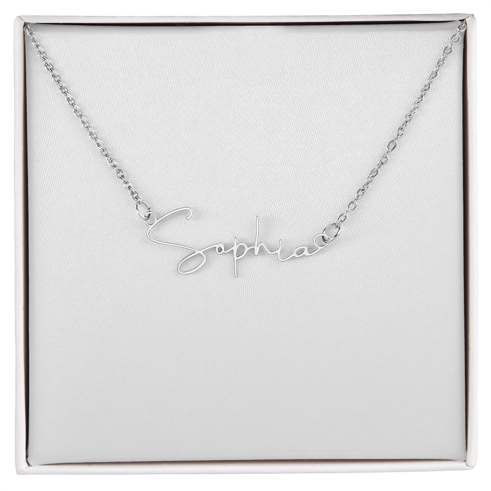 Signature Name Necklace – Dan Phillips