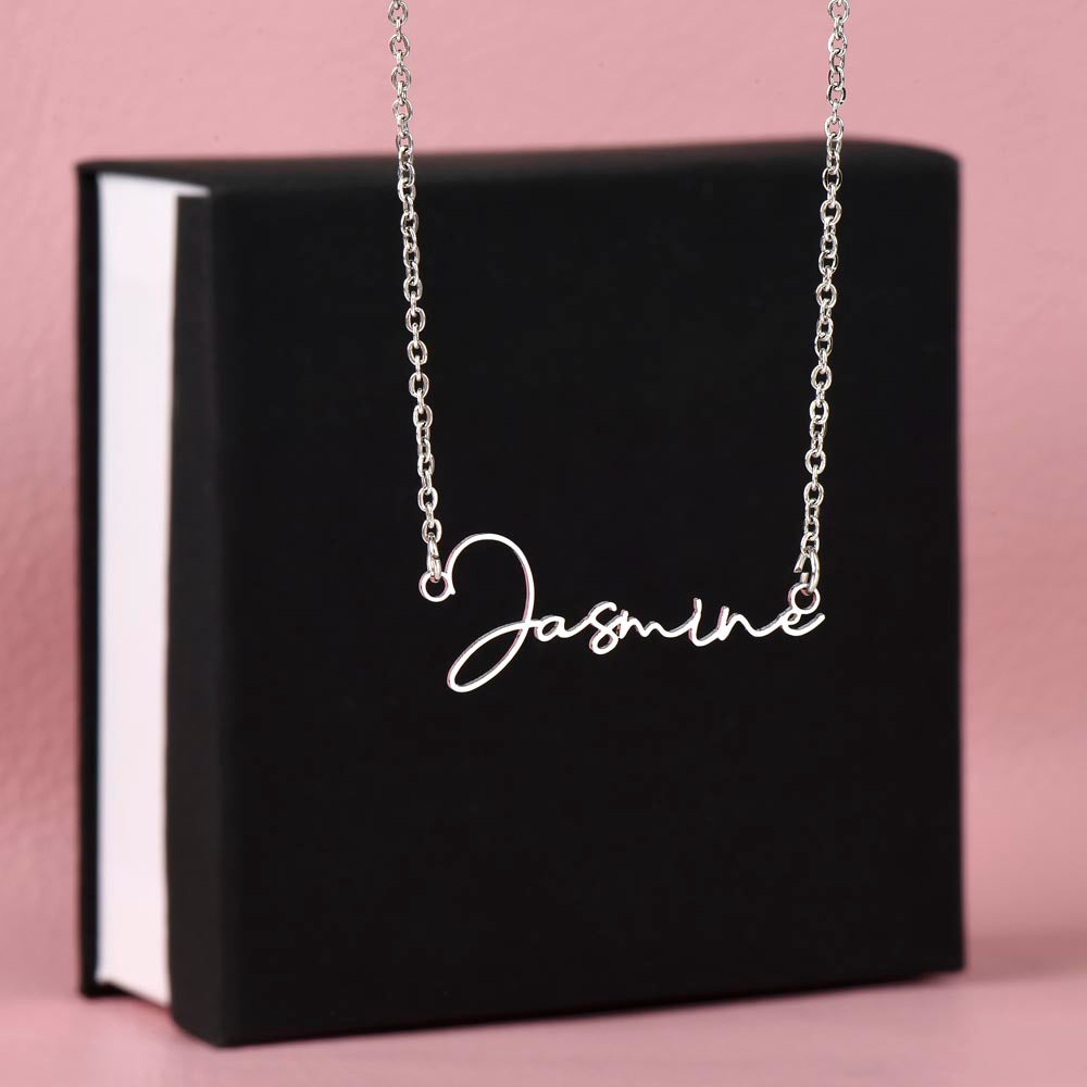 Signature Name Necklace – Dan Phillips