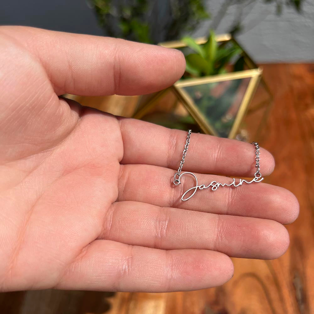 Signature Name Necklace – Dan Phillips
