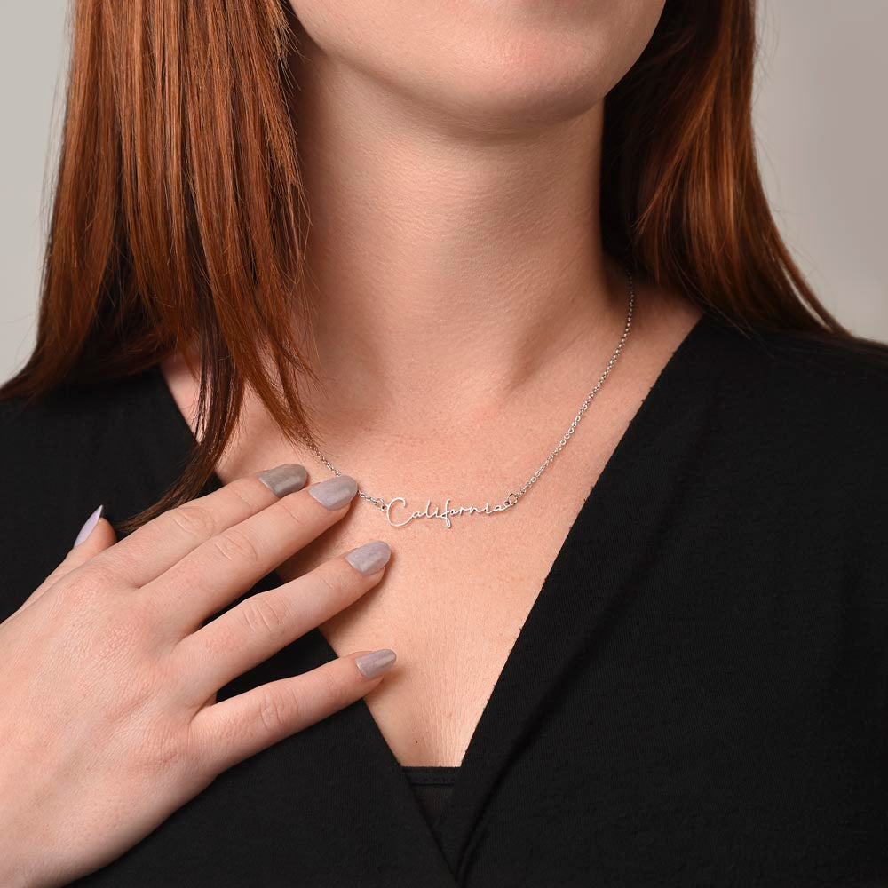Signature Name Necklace – Dan Phillips