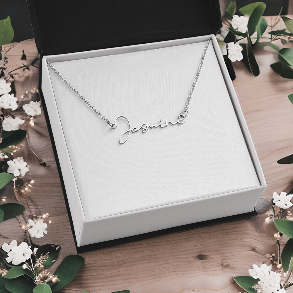 Signature Name Necklace – Dan Phillips