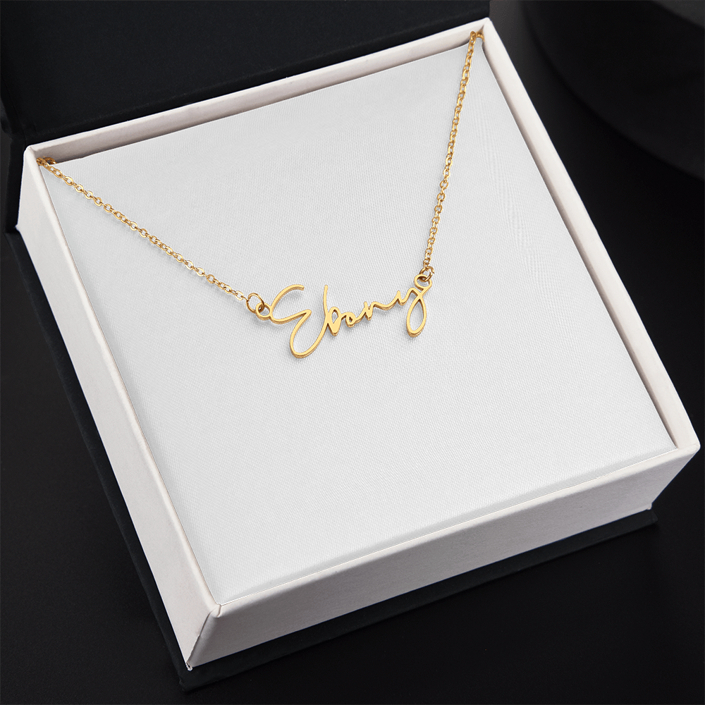 Signature Name Necklace – Dan Phillips