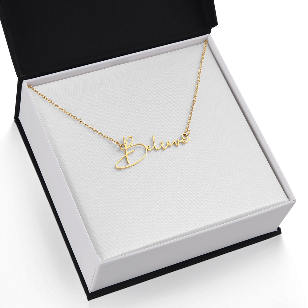 Signature Name Necklace – Dan Phillips