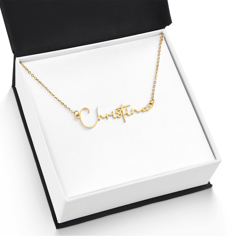 Signature Name Necklace – Dan Phillips