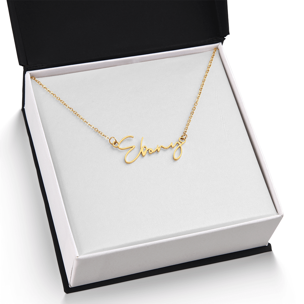 Signature Name Necklace – Dan Phillips