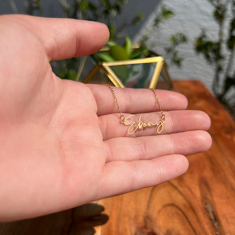 Signature Name Necklace – Dan Phillips