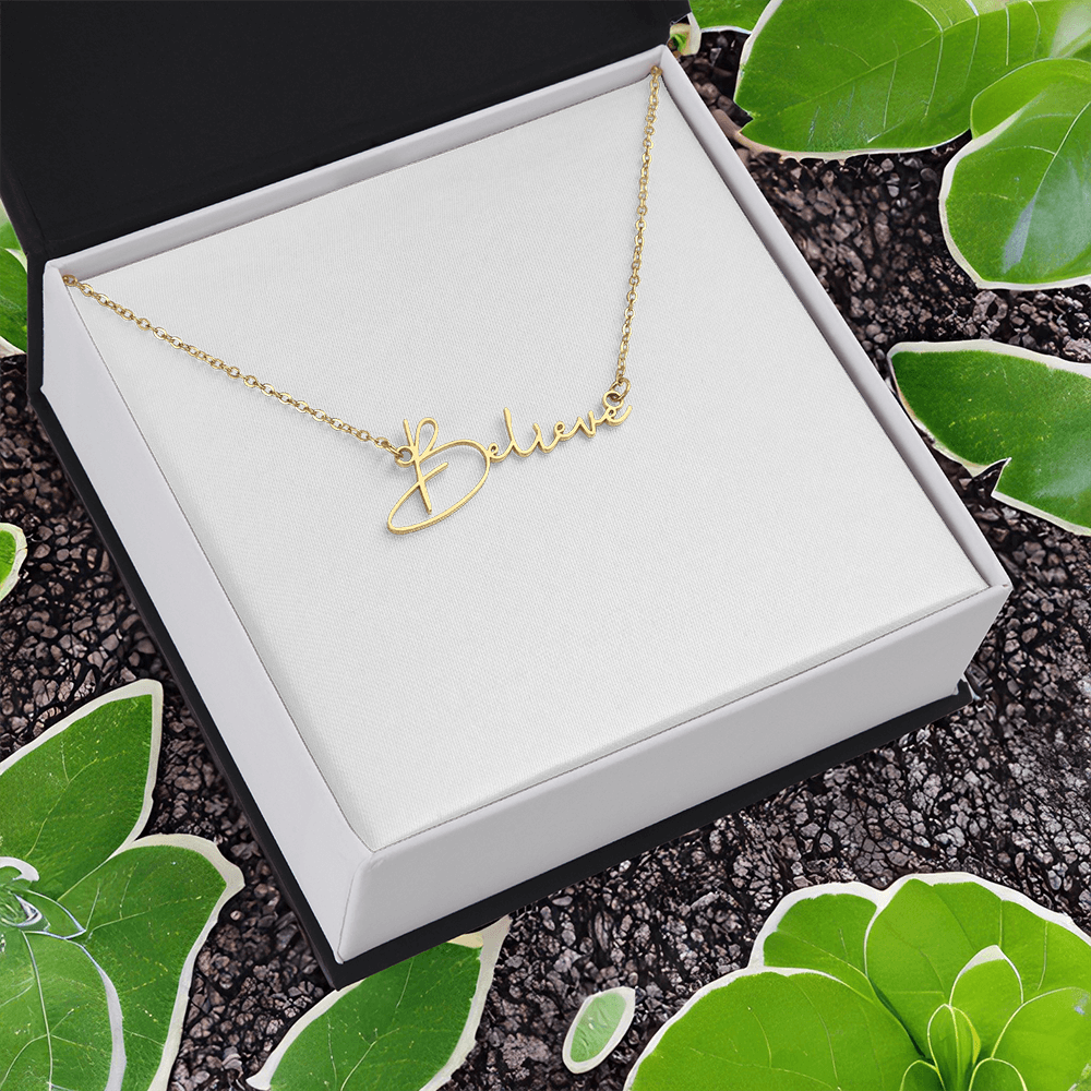 Signature Name Necklace – Dan Phillips