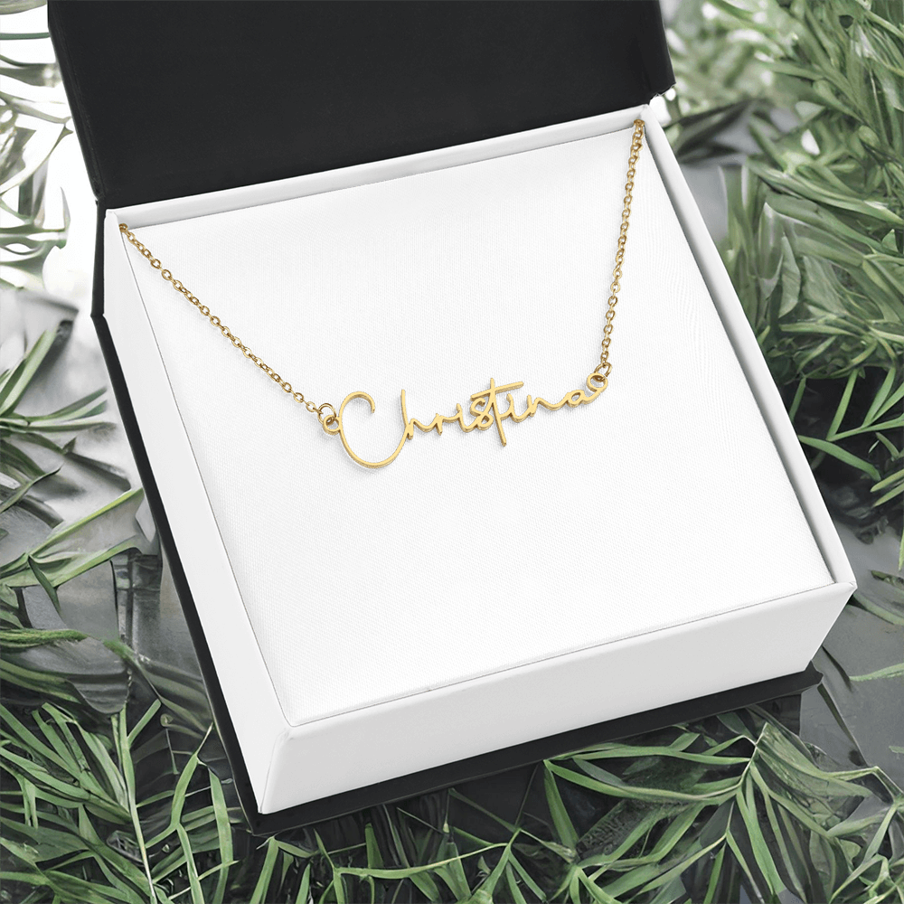 Signature Name Necklace – Dan Phillips