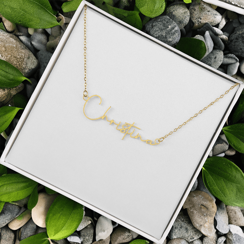 Signature Name Necklace – Dan Phillips