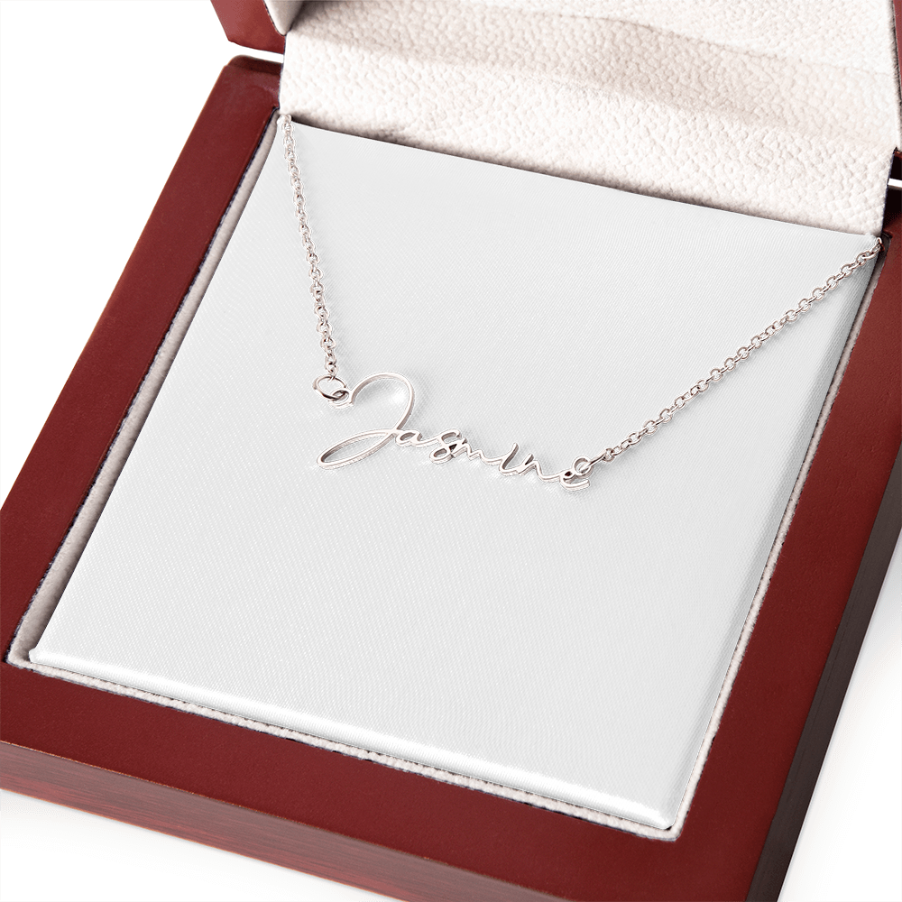 Signature Name Necklace – Dan Phillips