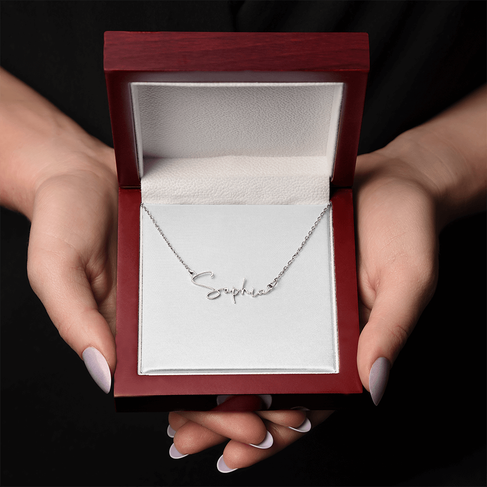 Signature Name Necklace – Dan Phillips