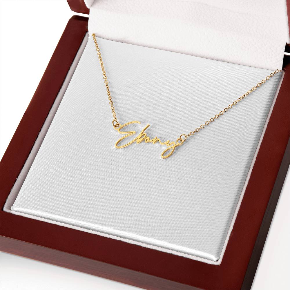 Signature Name Necklace – Dan Phillips