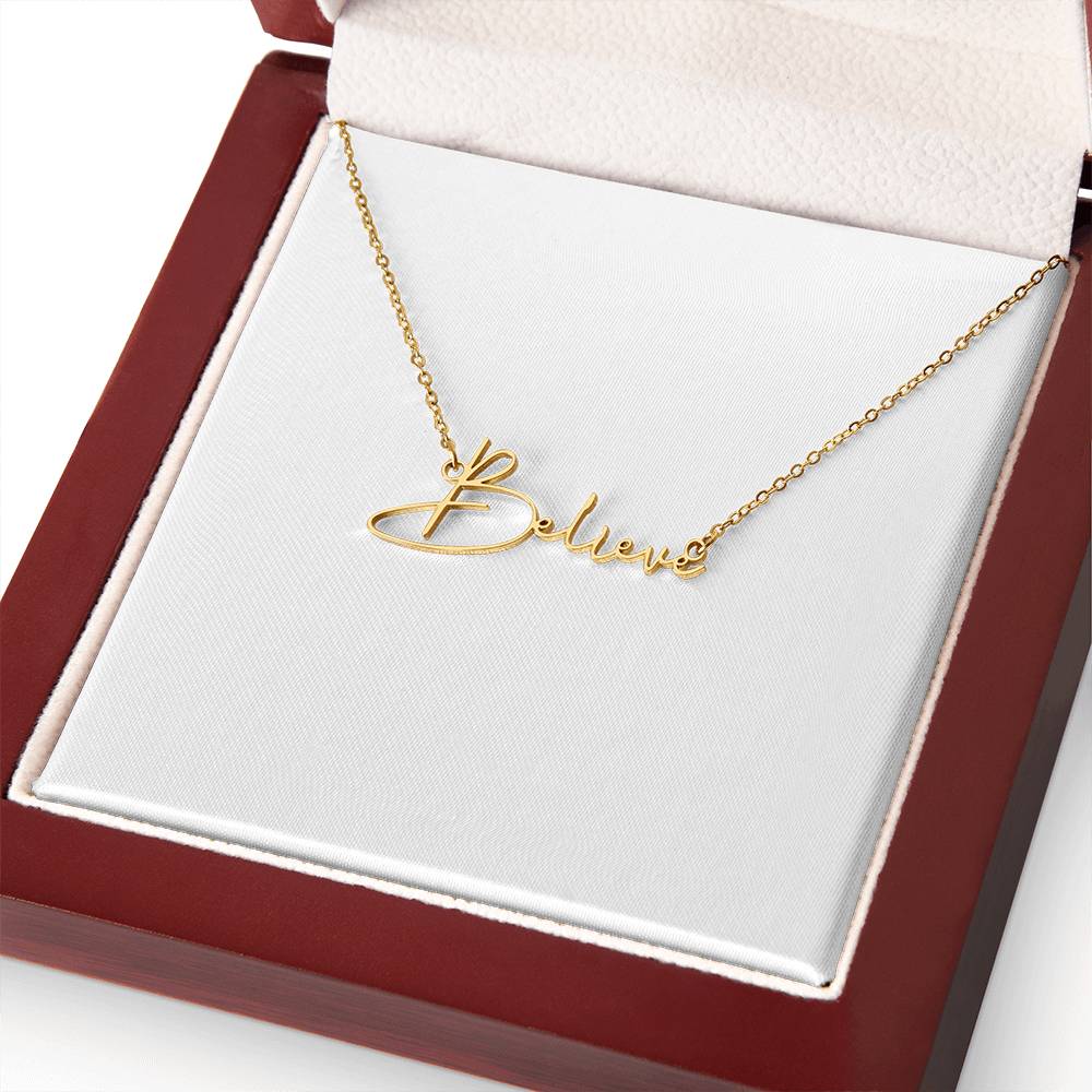 Signature Name Necklace – Dan Phillips